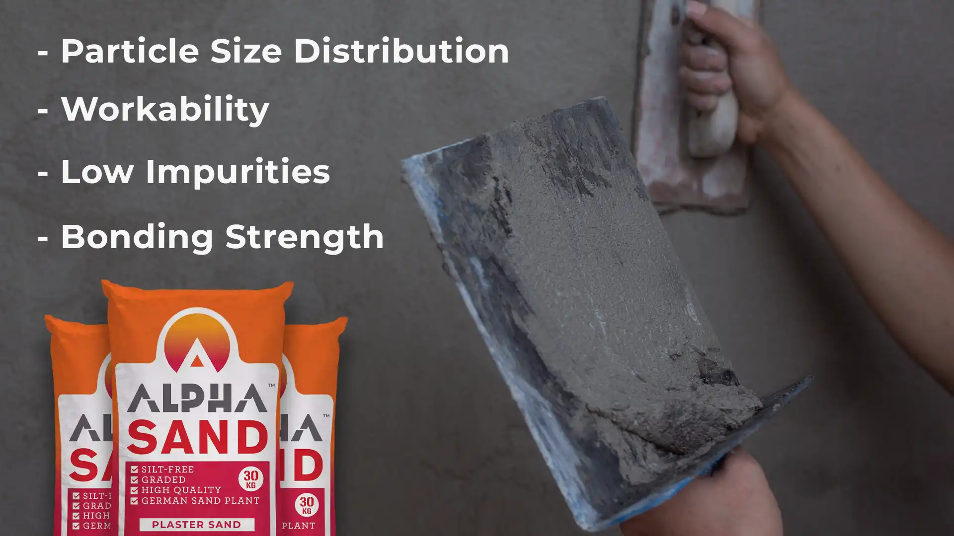 P Sand Suitable for Plastering